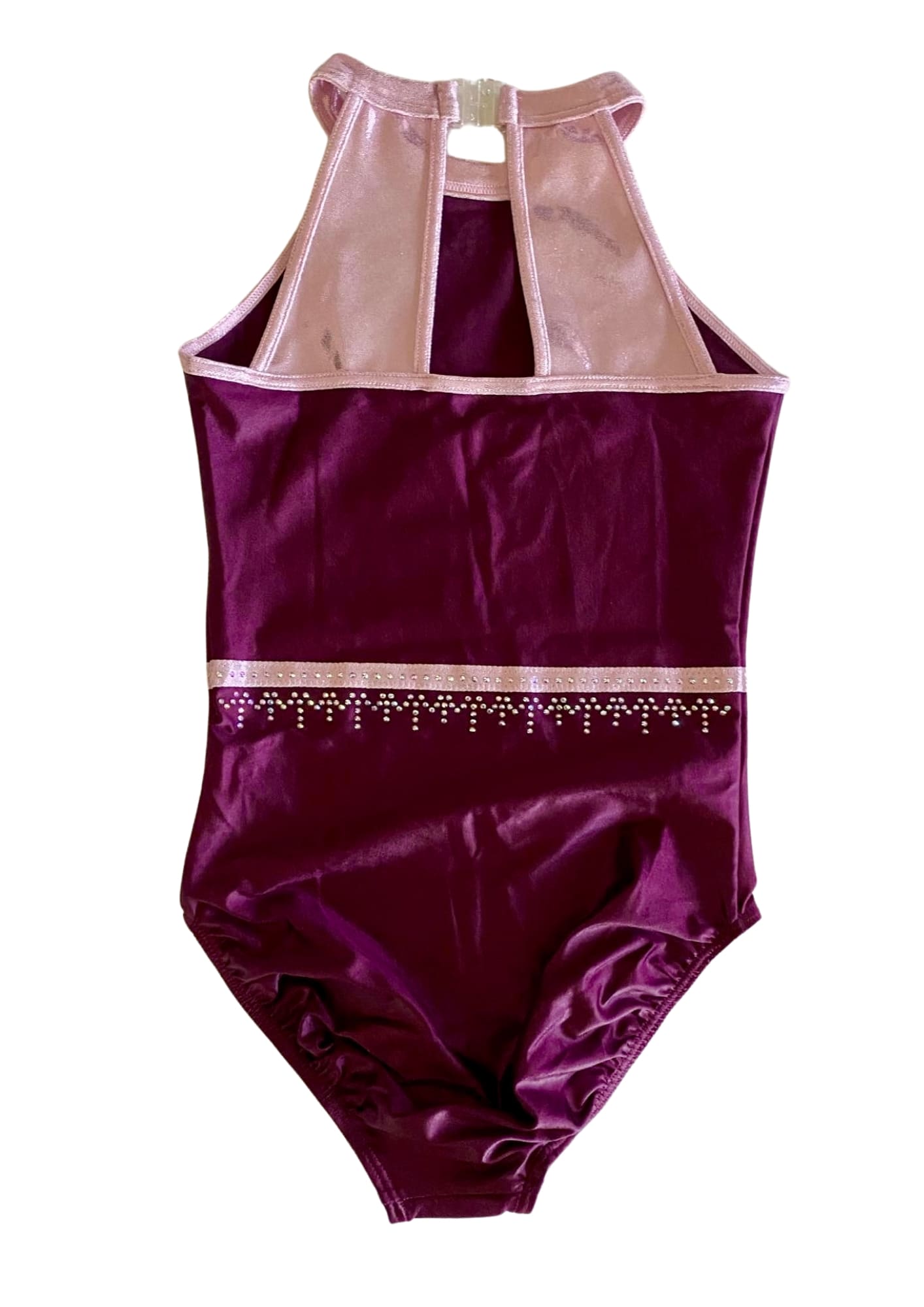 custom leotard, competition leotard, sleeveless leotard, pink leotard