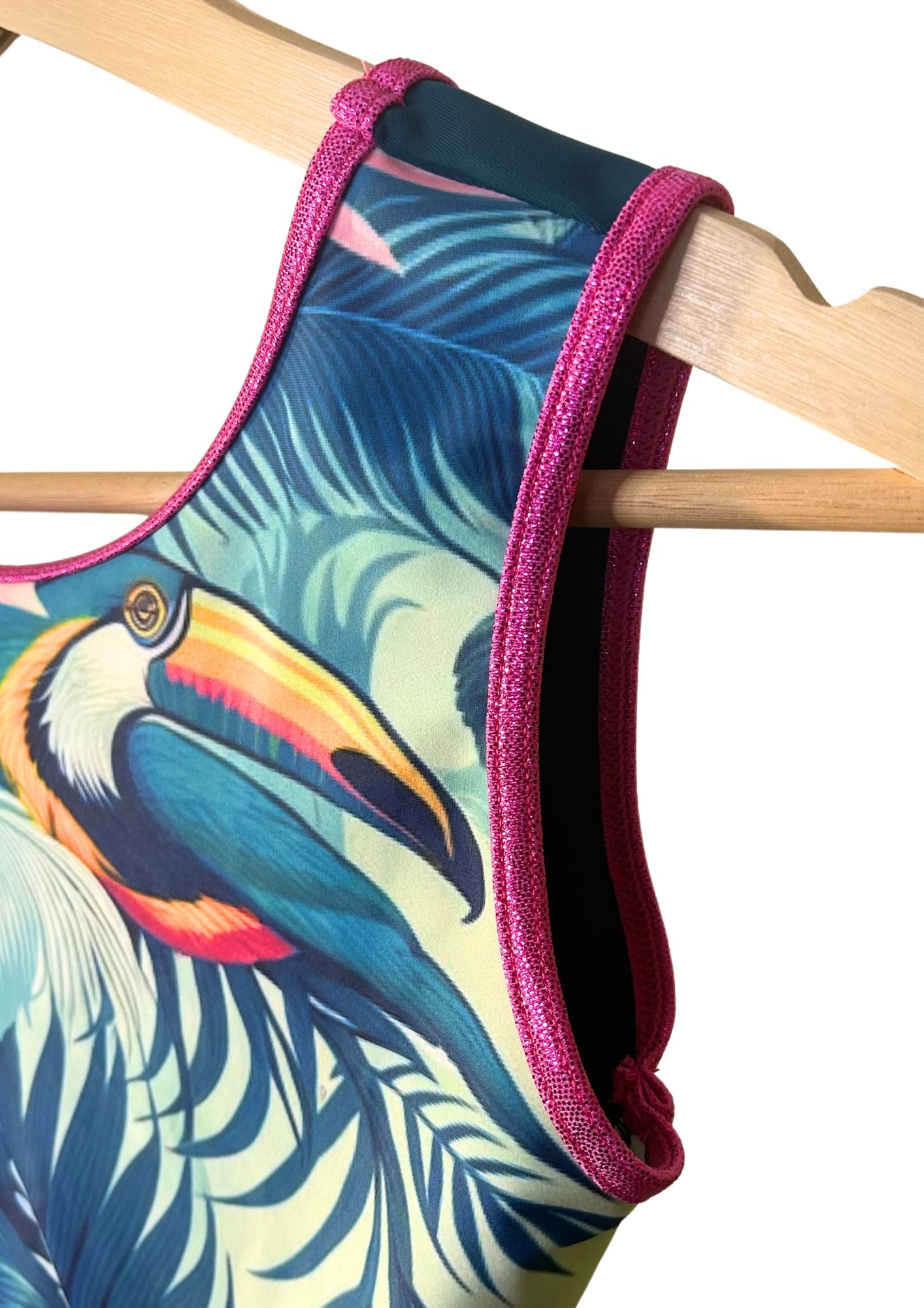 training leotard, cute design, blue leotard, lycra leotard