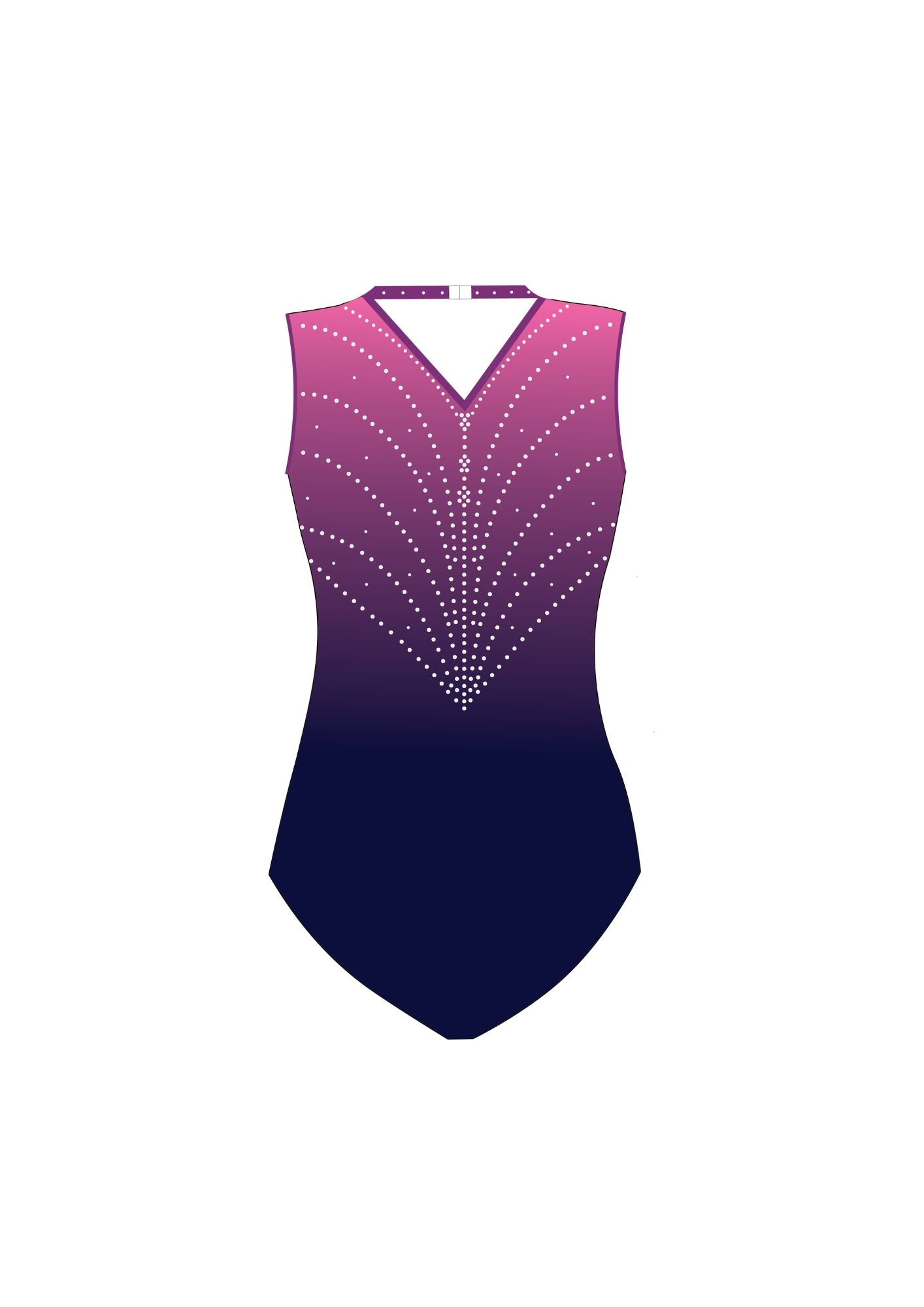 Gymnastics leotard for girl, competition, training