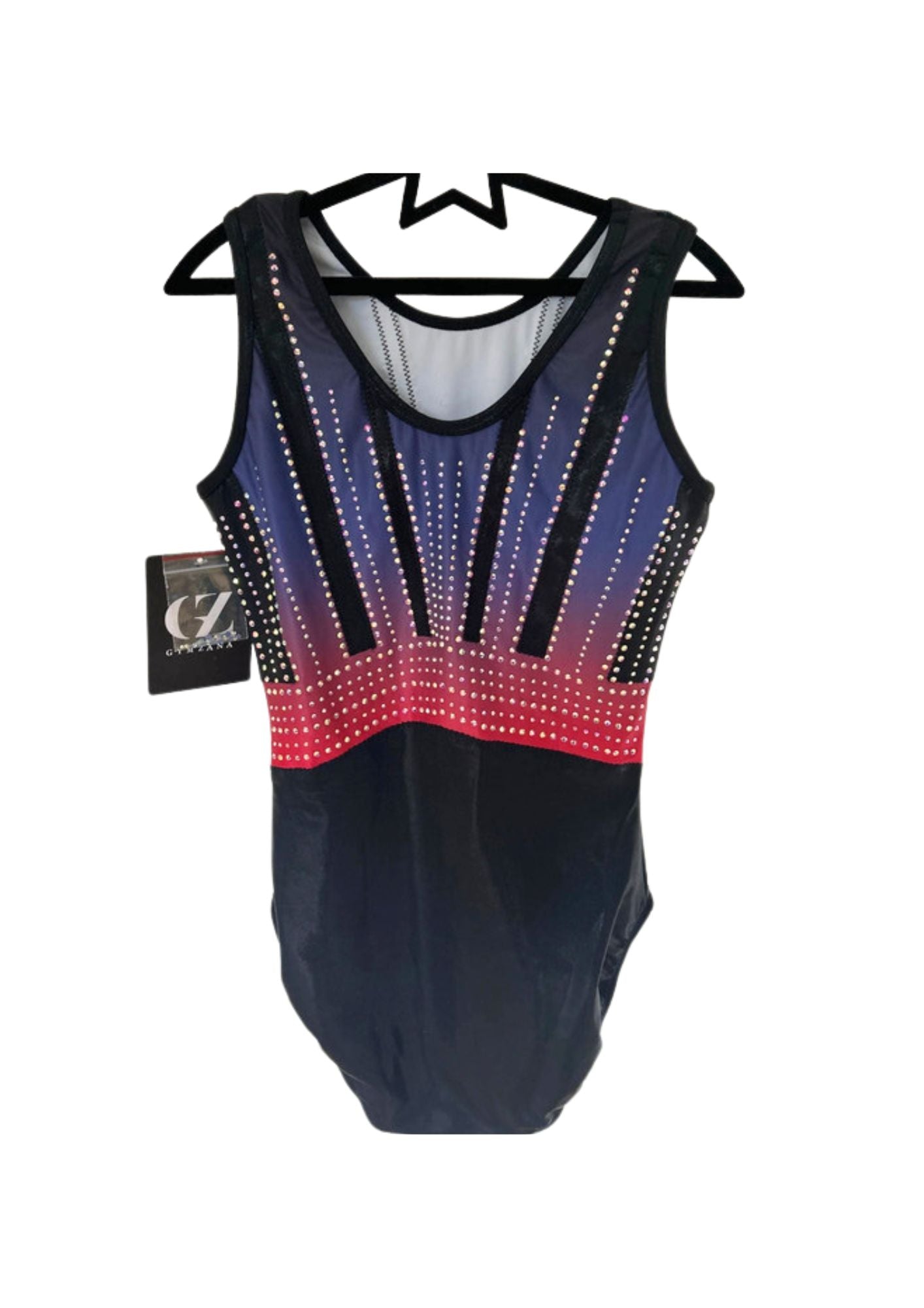 gymnastics leotard for girl, training and competitions, shiny and comfortable