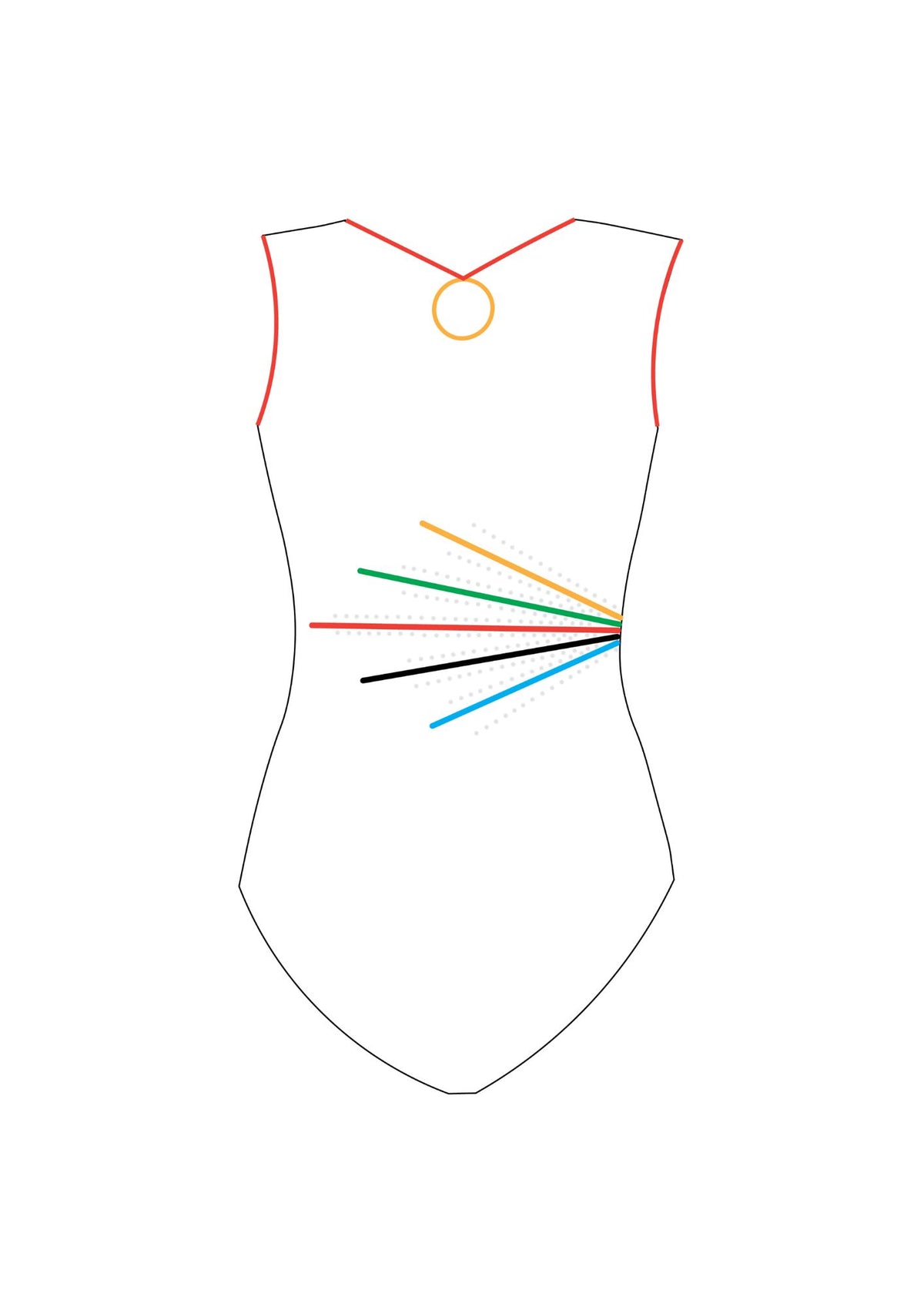 custom leotard, white leotard, olympics design, rhinestones, shiny leotard, sleeveless leotard