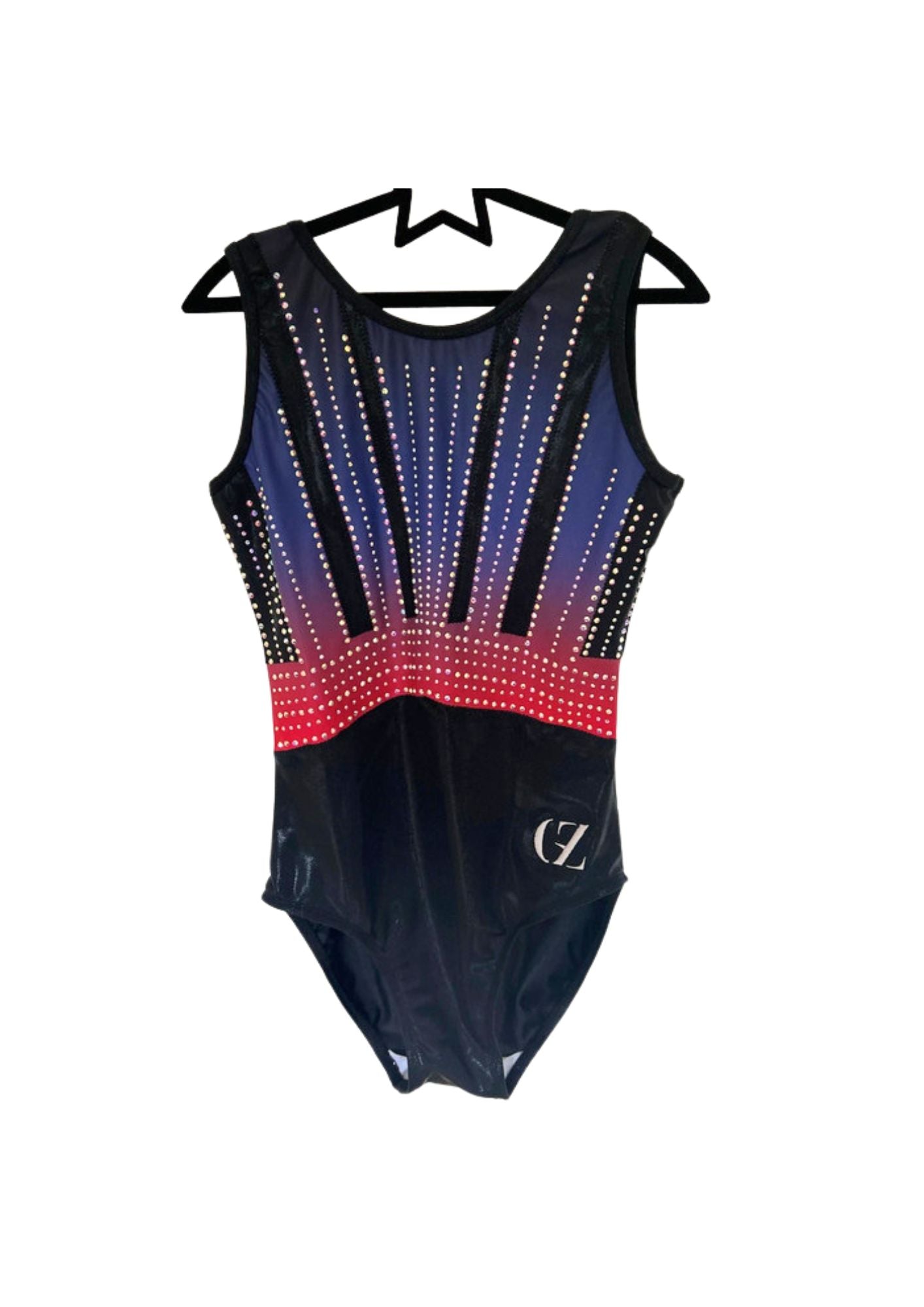 gymnastics leotard for girl, training and competitions, shiny and comfortable