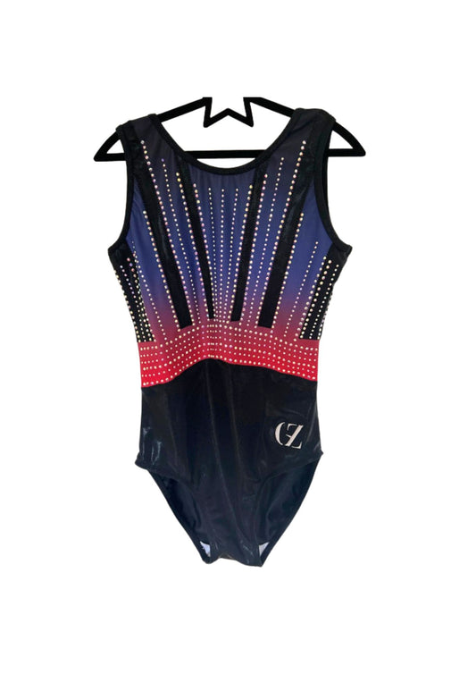 gymnastics leotard for girl, training and competitions, shiny and comfortable