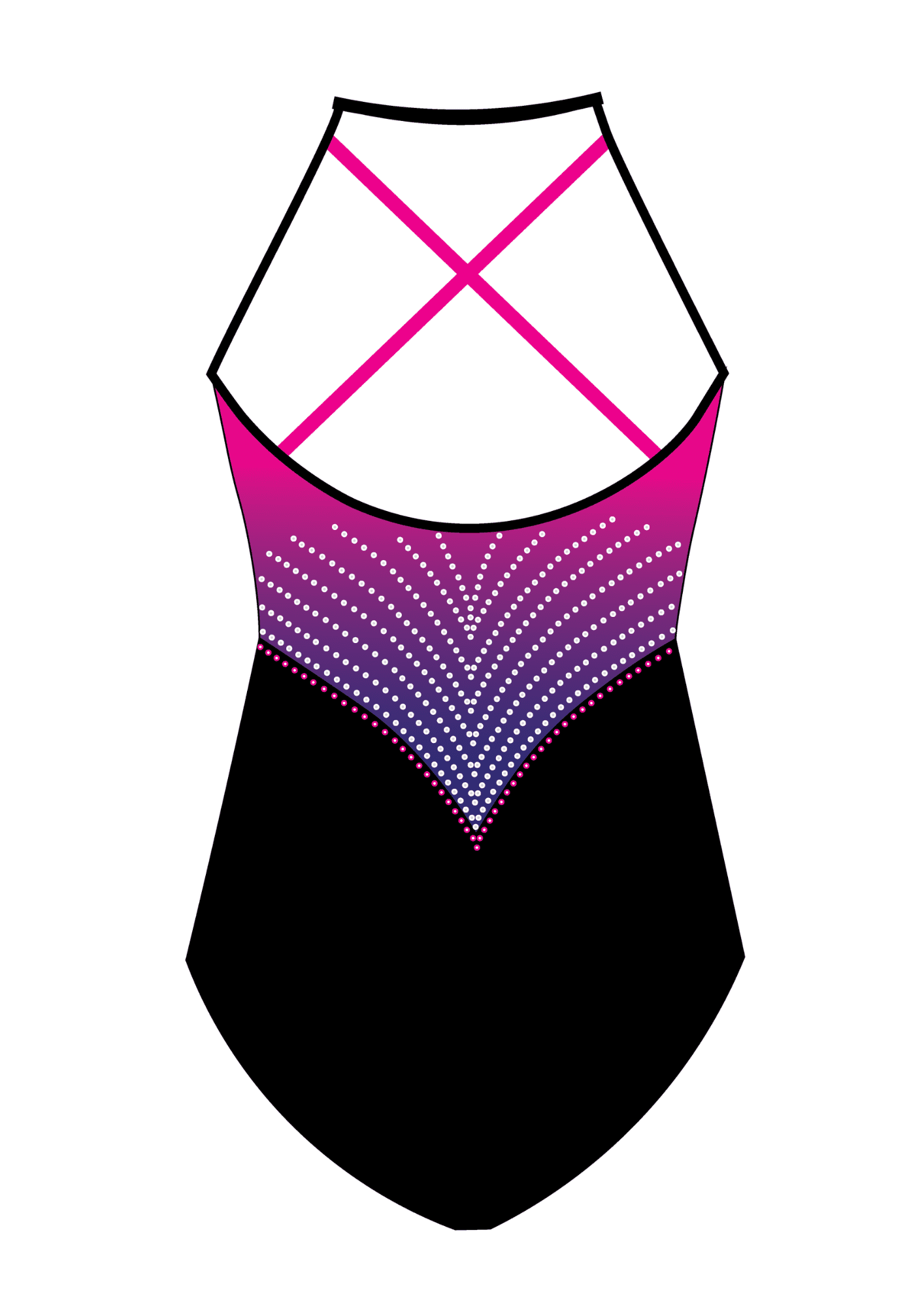 custom leotard, pink leotard, sleeveless leotard, sparkle leotard