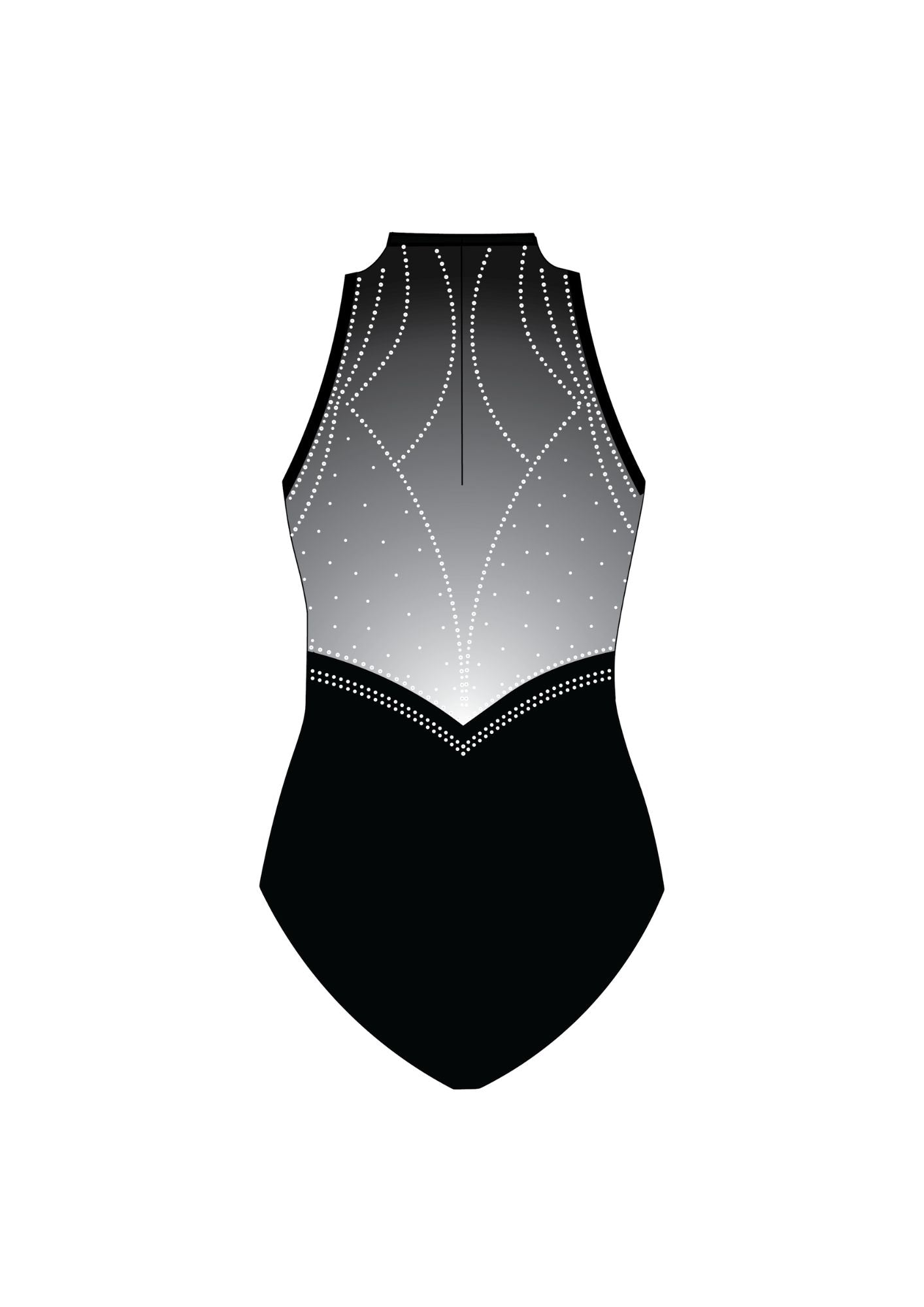 Robe à manches courtes Black Elegance - Par Emma